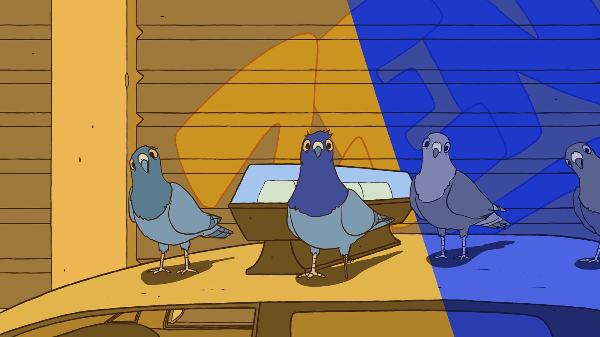 Marcel, Father Christmas (and the little pizza delivery boy)